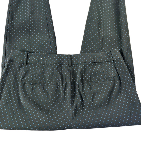 NWT Lane Bryant Blue and Black Polka Dots Striped Business Casual Pants Size‎ 18 - Picture 4 of 6